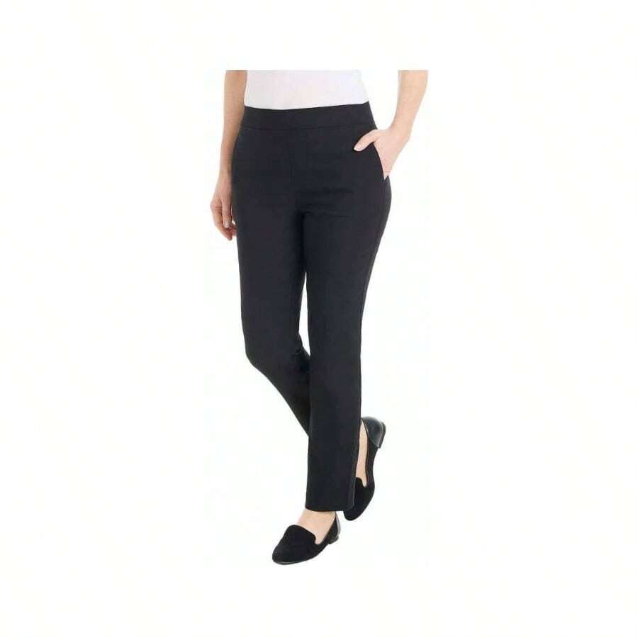 - Pantaln de meter con bolsillos para mujer - M + Negro - - Ver 1