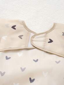 1 pieza Babero impermeable, babero de alimentación delantal para bebé y niño pequeño, bata de comer con bolsillo grande para 6-36 meses