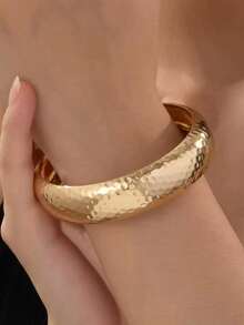 1-3 PCS Bracelet Set Resin Bangle Red White Gold Glossy Chunky Fashion Acrylic Gift For Girlfriend, Holiday Gift, Suitable For Daily Wear, Valentine's Day Gift, Date Wear