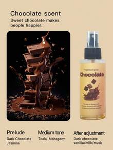 100ml香草和巧克力香氛喷雾，持久香氛喷雾，适用于家居、衣物、汽车、浴室空气清新剂
