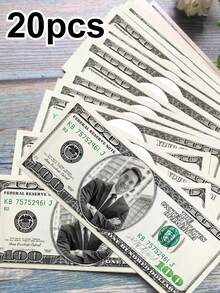 Customized Photo & Text Novelty Prop $100 Bill, Fake Banknote, Personalized Gag Gift, Funny Souvenir For Him, Birthday Party Prop. Note: This Is A Novelty Prop Only, Not Real Currency And Has No Monetary Value. ,For Family - Multicolor - View 14