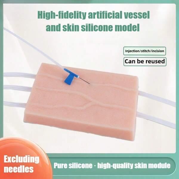 Training Blood Vessel Model For Needle Injection Practice, Intravenous Infusion Puncture Training Skin Module. Essential Teaching Tool For Medical Training In Back-To-School Season, Halloween-Themed Educational Element, Thoughtful Gift Showing Care For Thanksgiving