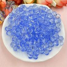 50Pcs/14mm Transparent Blossom Beads Flower Beads Acrylic Beads Loose Beads Pen Beads For DIY Ballpoint Pen Necklaces Mobile Phone Chains Clothing Bags Jewelry Supplies Decorative Beads Accessories - 50 chiếc - Xem 16