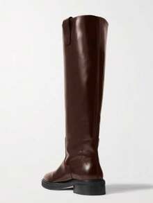 Classic Versatile Over-The-Knee Riding Boots, 2025 Autumn/Winter New Retro High Shaft Leather Boots,Party - Brown - View 5