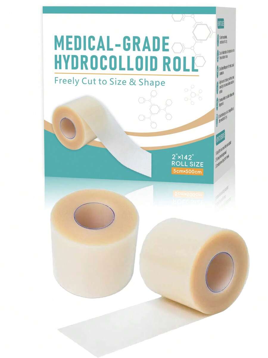 (1.96 * 196 Inches) Silicone Scar Cover Tape - Gentle, Washable, Silicone Skin Care Patch Provides Daily Protection, Breathable And Comfortable, Silicone Scar Cover Tape, Silicone Patch