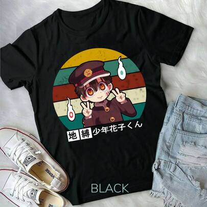 Hanako Kun T-Shirt Jibaku Shounen Tee Toilet Bound Hanako Kun Anime Manga