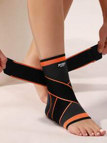 JINGBA SUPPORT 1 pieza Manguito elástico de punto unisex - Ligero y transpirable, con soporte de compresión, apto para deportes y uso diario - Naranja - Ver 10