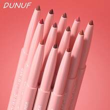 DUNUF 12 Pcs Durable Waterproof Lip Liner Matte Durable Easy To Color Non-Stick Cup No Fading No Beginner Friendly Exquisite Gift - Nhiều màu - Xem 10