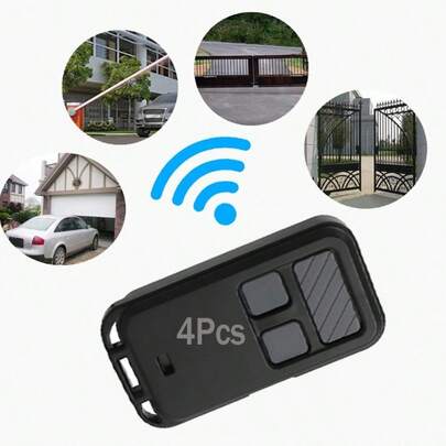 4 piezas de controles remotos universales para abridor de puerta de garaje 893LM 893Max, compatibles desde 1993 hasta el presente
