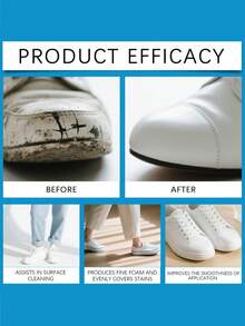 1 pieza Limpiador de zapatos Jakehoe, Agente de limpieza en seco para zapatos blancos, Agente de limpieza de superficie portátil para eliminar el amarillamiento, la suciedad y la oxidación, Limpiador de zapatos, Limpiador de zapatos deportivos blancos, Limpiador de espuma sin agua para zapatos deportivos, Limpiador de zapatos blancos, botas, lona, PU, tela, etc. Juego de limpieza de zapatos