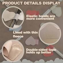 1pc Piece Self-Adhesive Heart-Shaped Pen Clip, Waterproof Leather Writing Pen Clip, Portable Pen Clip, Home Study Reading Book Self-Adhesive Sticky Notes Clip, Notebook Accessories Pen Clip,School Teacher Office Supplies Stuff,Bible Study Supplies Notebook Book,Back To School Supplies,Burn Book,Planner Journal Notebook