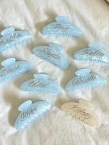 Christmas Gifts, Engraved Name Hair Accessories, Personalized Hairpins, Personalized Bridesmaid Gifts, Wedding Accessories, Bridal Showers, Bachelor's Party, Anniversary Gifts - Multicolor - View 4