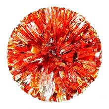 2 Stücke Cheerleader mit Pompons, Bändern, Tanzauftritts-Requisiten, Quadratische Tanzspiel-Requisiten, für Fußball, Basketball, Fußball und Sportaufführungen, Mannschaftssportarten, Tanz- und Cheerleader-Requisiten