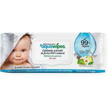 AQUAWIPES Pack 12 Paquetes Toallitas Húmedas x50 unidades| Total 600 Toallitas| Para Bebé| Suaves y Delicadas - 50 Unidad (Paquete de 12) - Ver 6