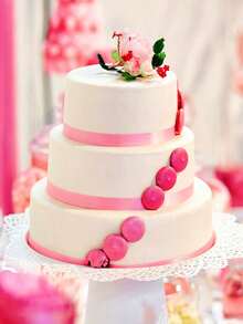 1 buah Model Kue Busa Putih Bulat, Model Busa untuk Latihan dan Dekorasi Kue DIY, Pajangan Pernikahan, Dekorasi Bunga, Alas Kue, Pajangan Kue, Kue Pesta Natal, Properti Model Kue Hotel - MultiWarna - View 7