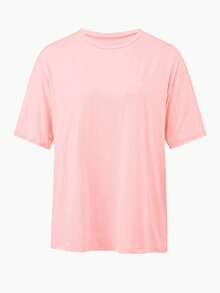 Customized Photo T-Shirt, Customize Girlfriend T-Shirt Valentine's Day Gift - Add Your Favorite Photo And Text (Girlfriend Photo/Couple Photo/Family Photo/Selfie/Pet Photo/Friend Photo) Summer - Dusty Pink - View 4