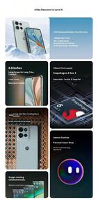 Lenovo Smartfon MOTOROLA Moto G75 5G, 8 GB + 256 GB, dwie aplikacje, łączność 5G, odpowiedni dla osób starszych - Czarne - Zobacz 2