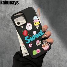 Fundas y carcasas protectoras para teléfono con diseño en inglés y orificios grandes. Compatibles con phone 16 Pro Max, 16, 15 Pro, 14, 14 Plus/14 Pro Max, 13, 13 Pro, 12 Pro, 11/11 Pro. Regalos para cumpleaños y festividades - Blanco - Ver 2