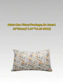 1个多色提花面料保暖内衬枕套（不含枕芯），波西米亚风格靠垫套，柔软天鹅绒枕套，适用于沙发、卧室和床上用品装饰，四季皆宜