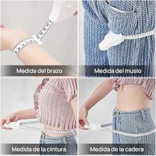 Cinta Métrica Suave 150cm Doble Escala para Medición Corporal - 1 - Ver 7