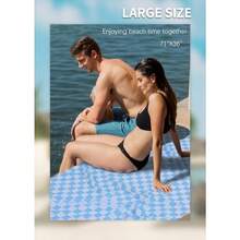 6 paquetes de toallas de playa turcas, set de mantas esenciales para vacaciones, toallas de baño y piscina a granel, multipack de viaje sin , de secado rápido, extra grandes, extra suaves, ligeras y compactas con diseño a cuadros y nubes para mujeres - GzMulticolorsPink - Ver 3