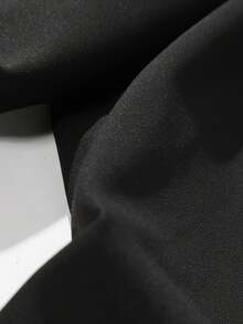 Mens Fashionable And Fashion Street Micro-Flare Pants Set With Bold Color-Blocking And Gothic Cross And Alphabet Prints - Black - View 6