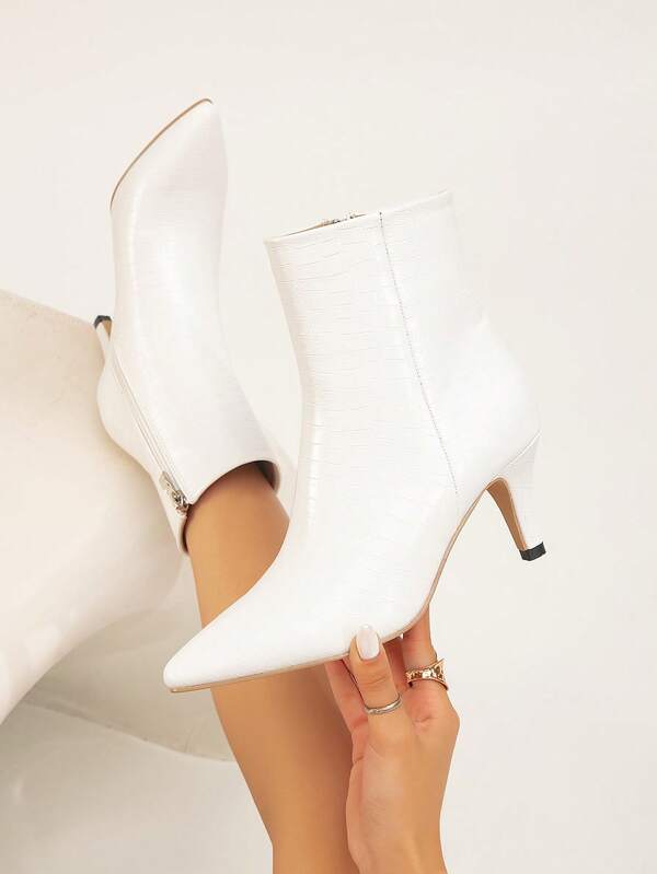 بوت كاحل نسائية جديدة متعددة الاستخدامات، دافئة، جذابة، أنيقة، ذات كعب رفيع وأصبع قدم مدبب