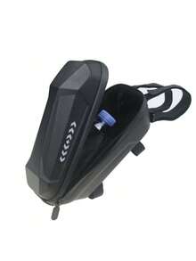 1 件反光 3L 防水电动滑板车和自行车车把包，可拆卸电动滑板车包，升级版自行车包，通用前挂包，用于携带充电工具和锁滑板车配件，兼容 M365/ES 和其他系列电动滑板车摩托车平衡车自行车包 - 黑色 - 查看 4