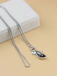 Geometric Pendant Necklace - 彩色 - 查看 3