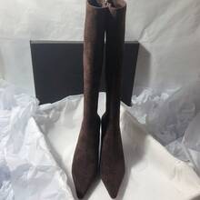Women Over-The-Knee Boots - Brown - View 5