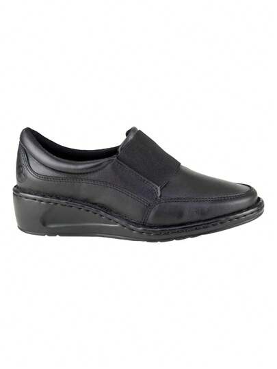 LOBO SOLO Tacón Lobo Zapato Negro Ancho Mujer Semi Vestir 2024 Ajuste Perfecto Cómodo Solo