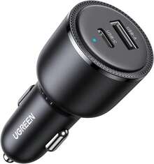 63W Fast Charger Cargador para Auto, Carga Rápida Tipo C Adaptador de Coche PD 45W, Quick Charge QC 18W Comaptible con Galaxy S25 S24 S23 Ultra,  17 16 15 14 13, iPad Pro, Redmi, - 1 - Ver 11