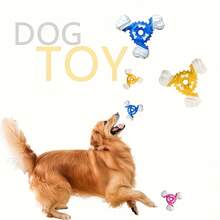 Durable Dog Chew Toy For Teeth Cleaning - Durable Nylon Teeth Stick With Interactive Puzzle Design, Perfect For Small And Medium Dog Breeds, Promotes Healthy Chewing And Play, Suitable For Aggressive Chewers - 藍色 - 查看 6