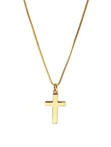 Customized Stainless Steel Name Cross Pendant, Equipped With A Customized Stainless Steel Cross Pendant Necklace With A Customized Name, - Multicolor - View 9