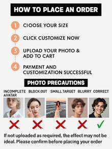 Customized Couple & Pet Portrait Men's Lounge Pants, Black Base With Funny Printed Pattern, Personalized Couple & Pet Homewear, Fall, Winter - Multicolor - View 4