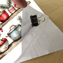 1 pieza Elementos de Navidad y patrón de regalo en acuarela, Pegatina autoadhesiva de PVC, Estilo romántico de invierno, Crea un ambiente cálido navideño, Adecuado para decoración de pared en sala de estar, dormitorio, comedor, Pegatinas de pared, Decoración del hogar, Decoraciones navideñas