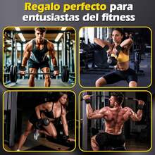 Ganchos de Levantamiento de Pesas 2Pzs,Lostrain Straps Ganchos con Muñequera para Gym Prevención de Lesiones,Straps para Gym con Ajustable de  Antideslizante para  de Ejercicio - 1 - Ver 3
