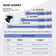 PVC Waterproof, Odor-Proof, Rust-Proof Dog Collar With Adjustable Buckle, Easy To Clean, Suitable For Small, Medium And Large Dogs - Blue - View 3