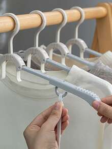 Foldable Travel Clothes Hanger, Essential Folding Drying Rack - Multipurpose Portable Clothes Hanger For Suitcase, Dorm, School And Hotel, Can Hang Clothes/Jackets/Laundry Bag - Multicolor - View 11