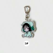 6 móc khóa Acrylic, phụ kiện Anime, mặt dây chuyền điện thoại hoạt hình, móc chìa khóa ô tô, đồ trang trí ba lô học sinh, phụ kiện túi sân khấu người ngoài hành tinh, móc chìa khóa nhung hoạt hình, dây đeo túi quà Halloween có ngăn đựng thẻ ID, phụ kiện ô tô, móc khóa túi - Nhiều màu - Xem 15