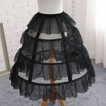 Lolita Petticoat 3-Layer Hoop With Lace Trim | For Adult, Party & Daily Wear