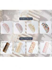 Personalized Acrylic Comb, Bridesmaid Gift, Engraved Initial Comb, Marble Comb, Pocket Comb, Bridal Gift, Engraved Comb - Christmas Gift For Her - Multicolor - View 10