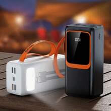 Power Bank Portable Charger Power Bank 30000mah PD 22.5W Fast Charging - Multicolor - Ver 1