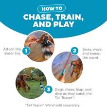 Outward Hound Tail Teaser Replacement Lure For Dog Teaser Wand, Fox - MàuA - Xem 4