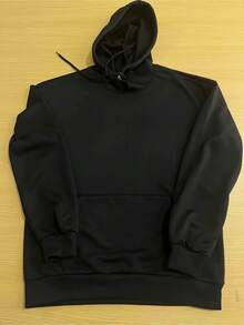Hammerhead Shark Pattern Mouse Pocket Drawstring Hoodie; Hammerhead Shark Enthusiast Top; Suitable Friends And Relatives Hoodie - 黑色 - 查看 3
