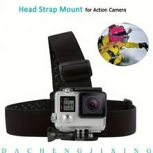 1pc Adjustable Head-Mounted Phone Camera Premium Holder, First-Person Perspective Filming, Suitable For Sports, Cycling, Live Streaming. The Adjustable Design Allows Users To Easily Capture Footage From Their Own Perspective And Conveniently Record Memorable Moments Or Share Unique Experiences. - Black - View 4