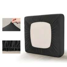 1PC Soft Velvet Sofa Cover Elastic Plain Sofa Seat Cushion Covers Pet-Friendly Removable Warm Couch Slipcovers Home Decor
