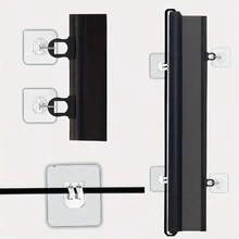 1 Easy-To-Install And Retractable Black PVC Pet Door - Automatically Closes Safety Fence Without Drilling, Indoor And Outdoor Dog And Cat Isolation Fence, Suitable For Stairs, Doors, Rooms, Simple Design, No Need To Drill For Installation, Sturdy Structure, Special For Apartment Pets