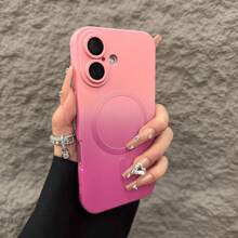 Tương thích với iPhone 17 Pro Max, 17 Pro, 17 Air. Ốp lưng silicon mờ gradient thời trang có nam châm, phù hợp với Apple 17, 16, 15, 14, 13, 12, 11 Pro Max Plus, 16E. Cũng thích hợp cho S25Ultra S26Ultra A37 A57 A56 A55 A16 A17 S25FE. Quà tặng mùa hè cho điện thoại Apple 17. - Hồng - Xem 7