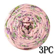1/3 Pcs T-Shirt Yarn, Woven Fabric Knitted Yarn, Used For Crocheting And Knitting Bags, Cushions, Dolls, Handicraft Crochet Projects - Multicolor - View 129